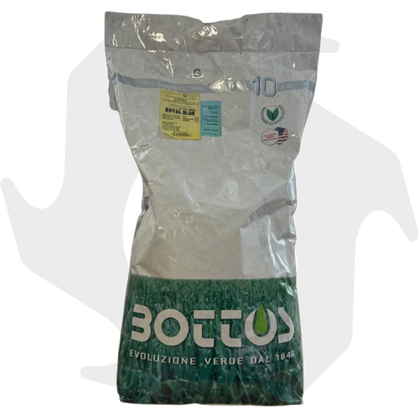 Royal Blue Bottos – 10Kg Sementi professionali per prato verde scuro resistene alle malattie e alla siccitá - immagine 3