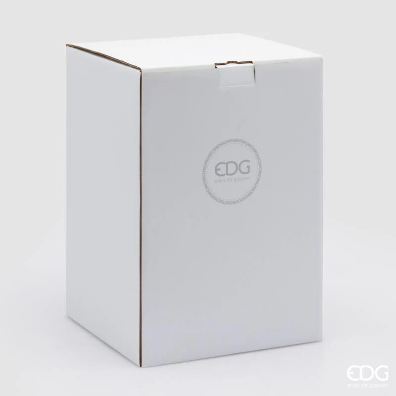 EDG · Enzo De Gasperi · Contenitore Soldatino Natale · H 46 Cm D. 16 Cm · Green Red - immagine 3