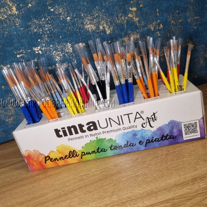 Pennello a punta piatta in nylon – Tinta Unita – Numero 04 - immagine 5